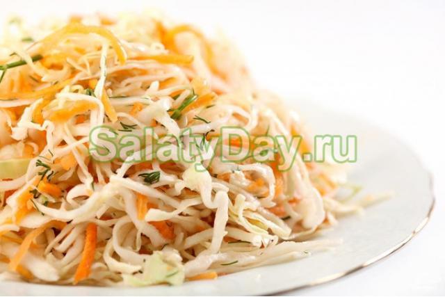 Салат из капусты и моркови по-корейски