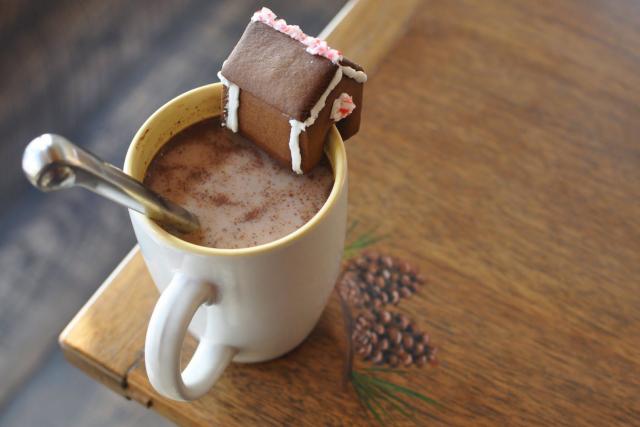 Resep coklat panas yang luar biasa untuk minuman keras coklat musim gugur yang dingin dengan susu
