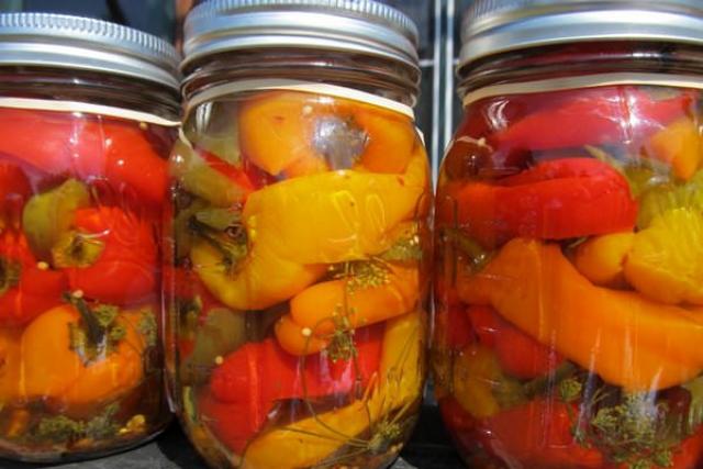 Acar paprika untuk musim dingin: resep tanpa sterilisasi Cara membuat paprika kalengan