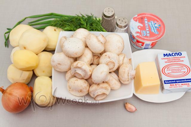 Casserole jamur dengan kentang di dalam oven: fitur memasak, resep, dan ulasan Casserole jamur dengan kentang di dalam oven